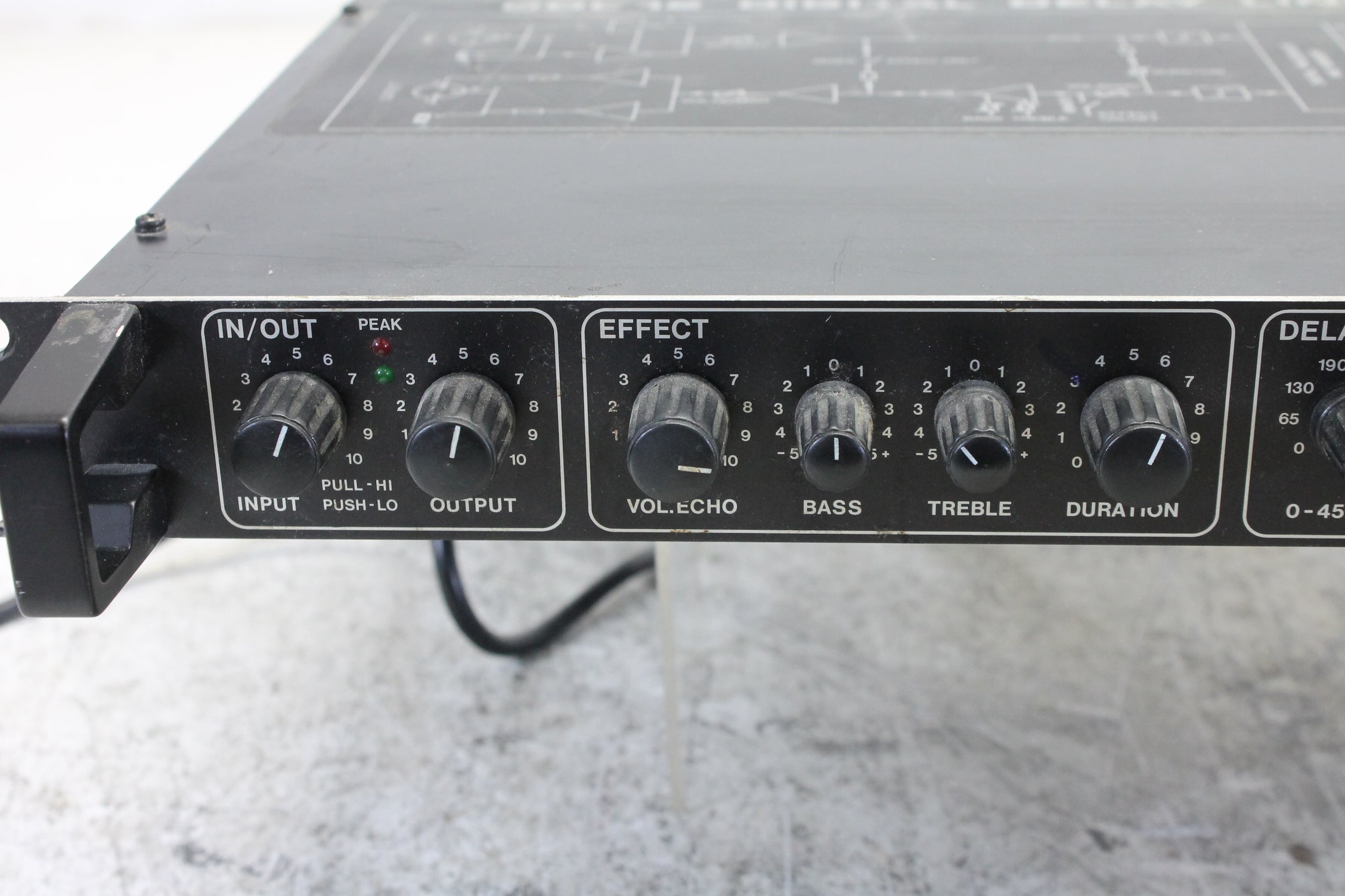 Dynacord DDL 12 Digital Delay effect unit - Needs service