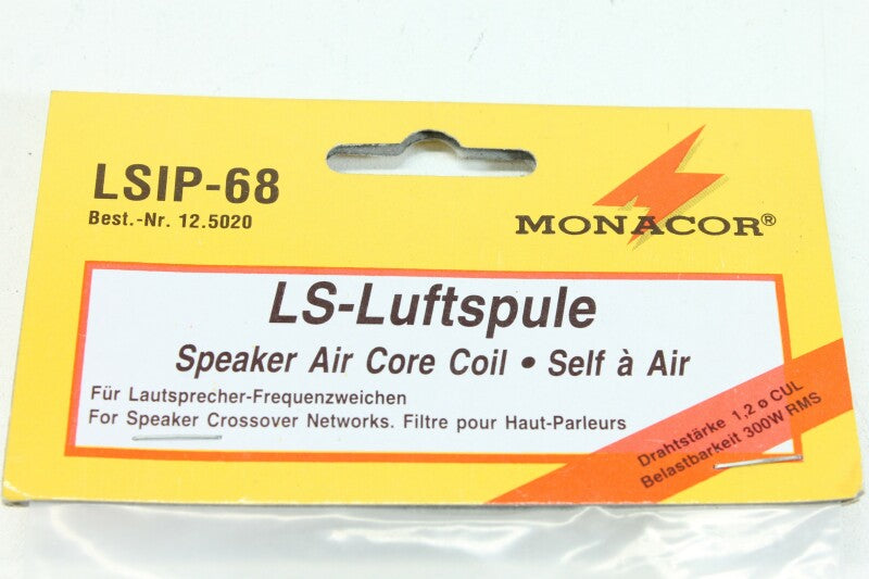Monacor LSIP-68 Speaker Air Core Coil - NOS (No.3)