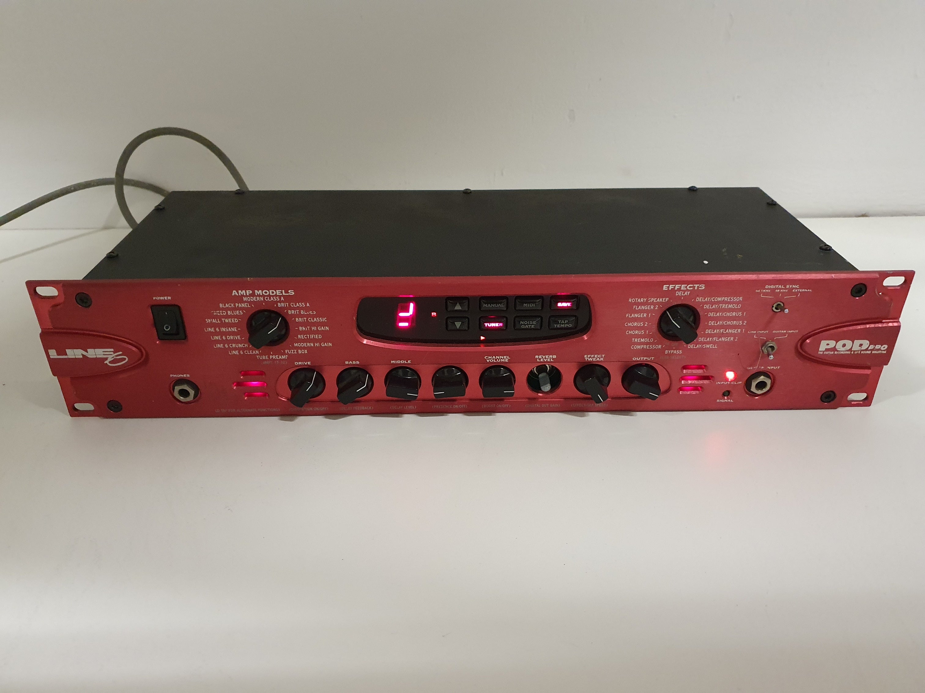 Line6 POD Pro - Gitaarversterkermodule - Heeft wat aandacht nodig