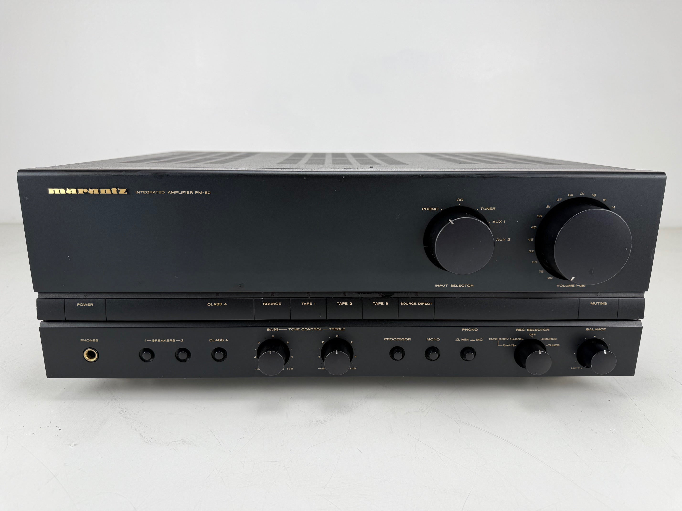 Marantz PM - 80 Stereo Integrated Amplifier - Partially Recapped - Serviced