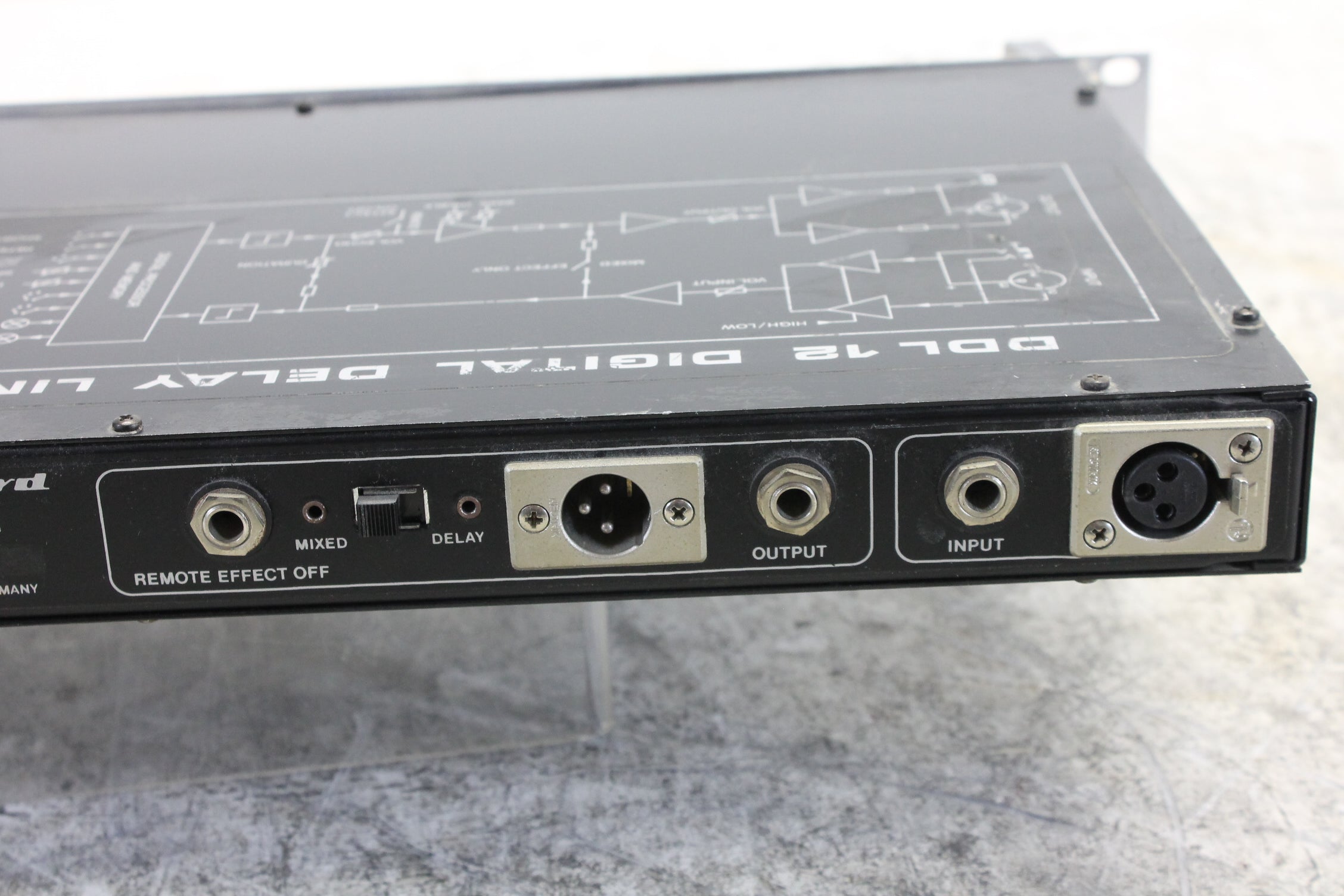 Dynacord DDL 12 Digital Delay effect unit - Needs service