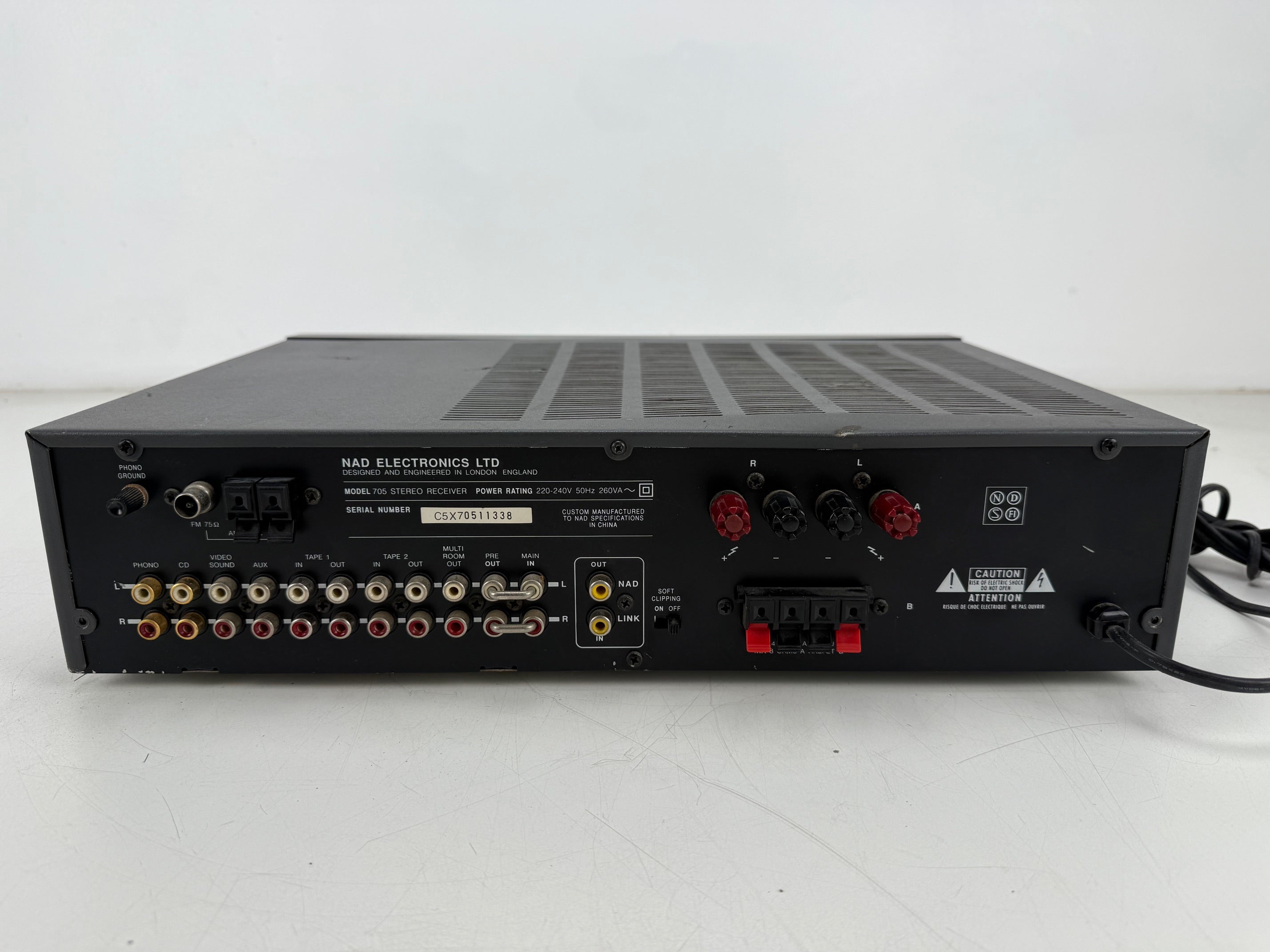 NAD 705 Stereo Receiver - New Lights
