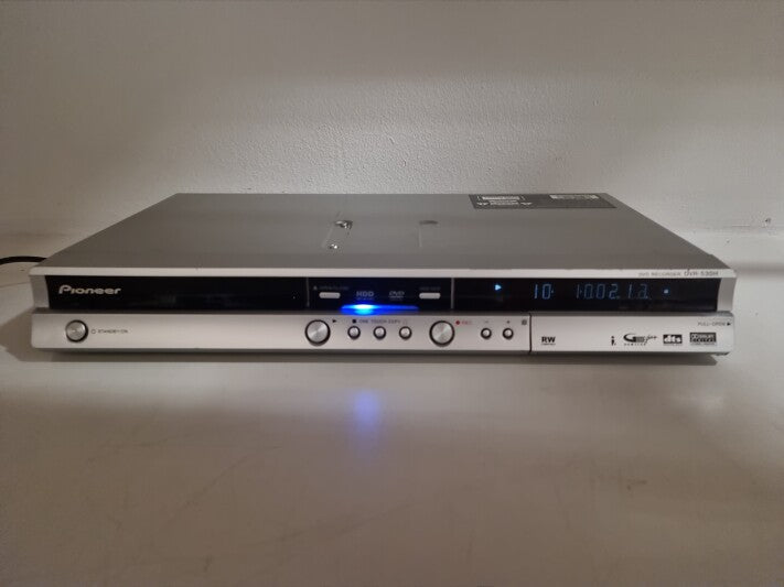 Pioneer DVR-530H DVD Recorder - With original manual and remote control