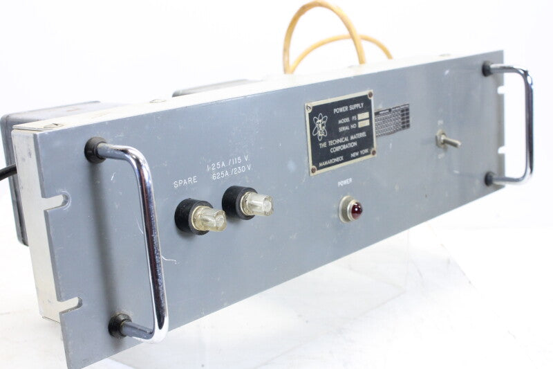 The Technical Materiel Corporation Power Supply Model PS 7 w '165-18' 7 pins connector