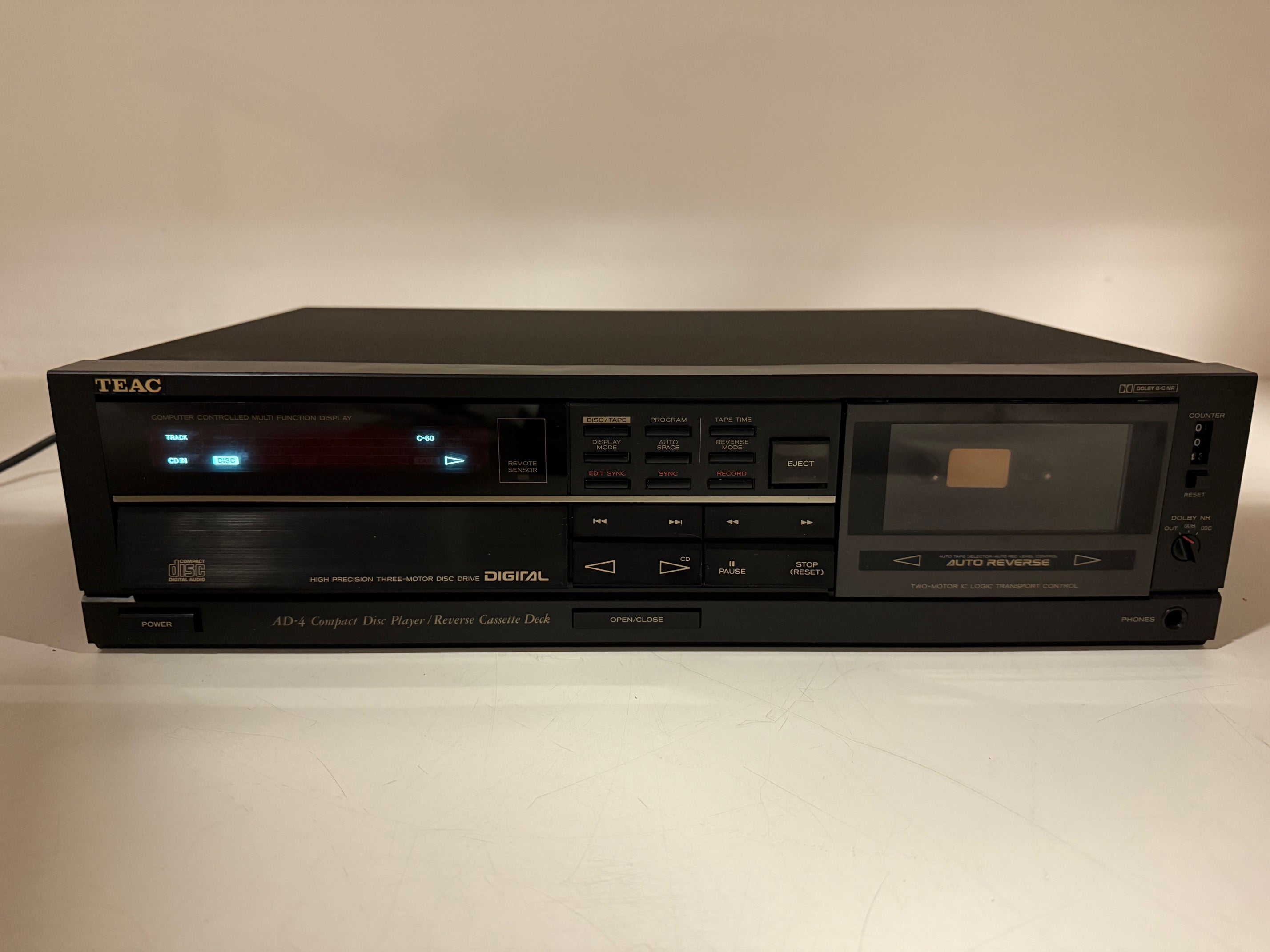 TEAC AD-4 Compact Disc Player / Reverse Cassette Deck