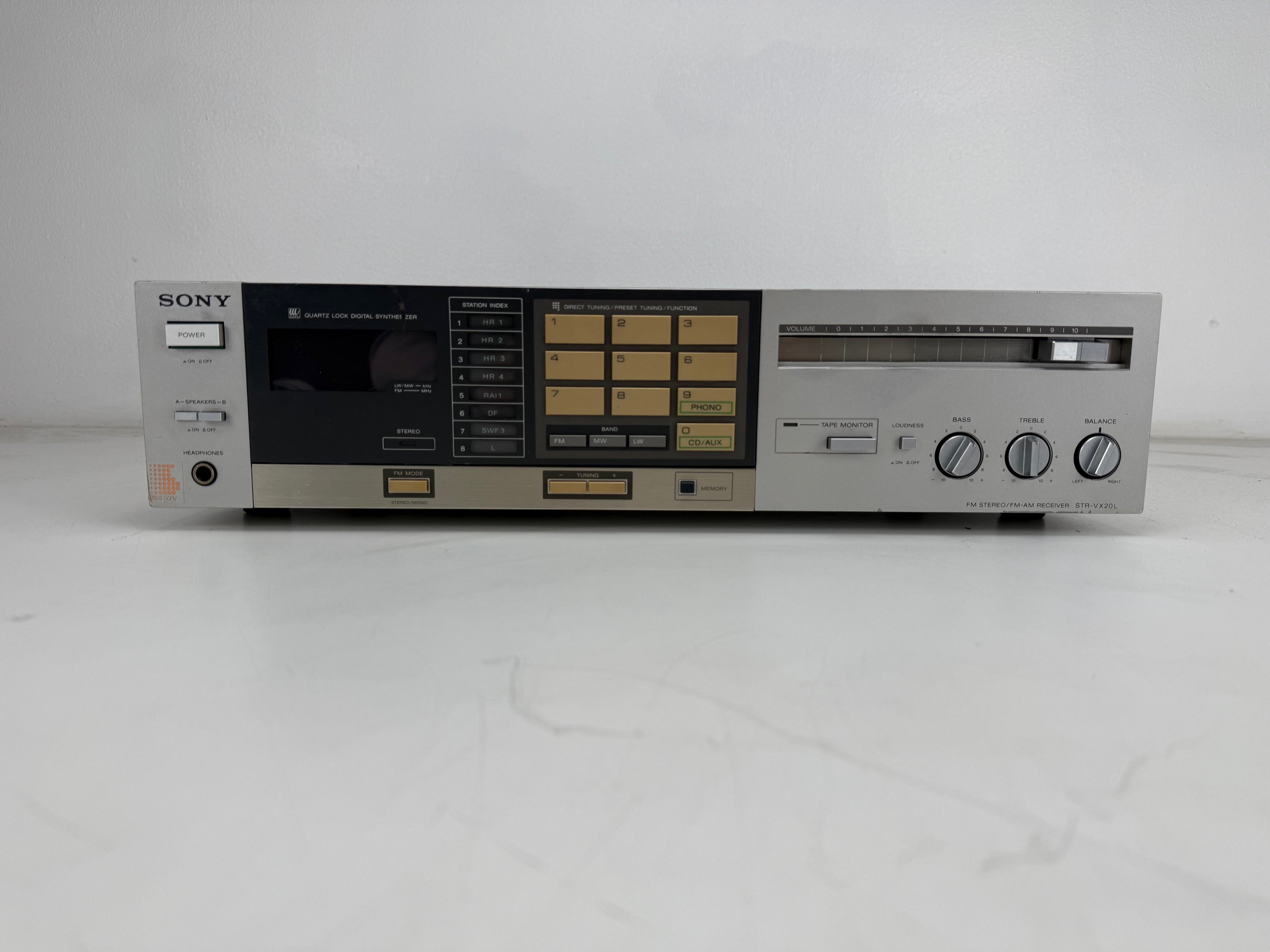 Sony STR - VX20L FM Stereo / FM - AM-ontvanger - Licht onderhoud uitgevoerd