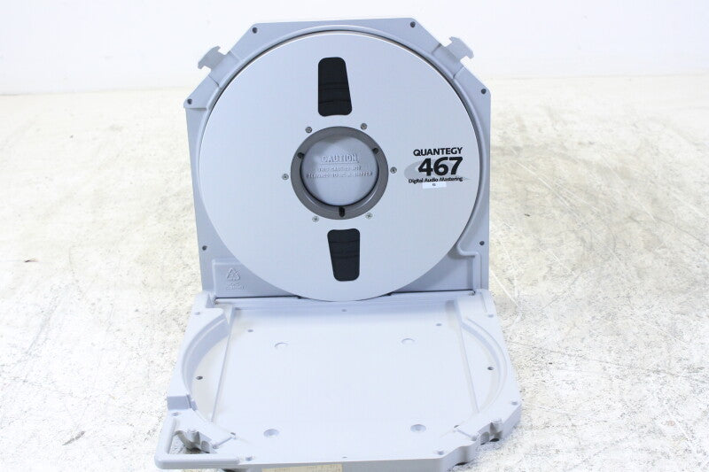 Quantegy 467 1/2 inch mastering tape in protective case + 3M floppy