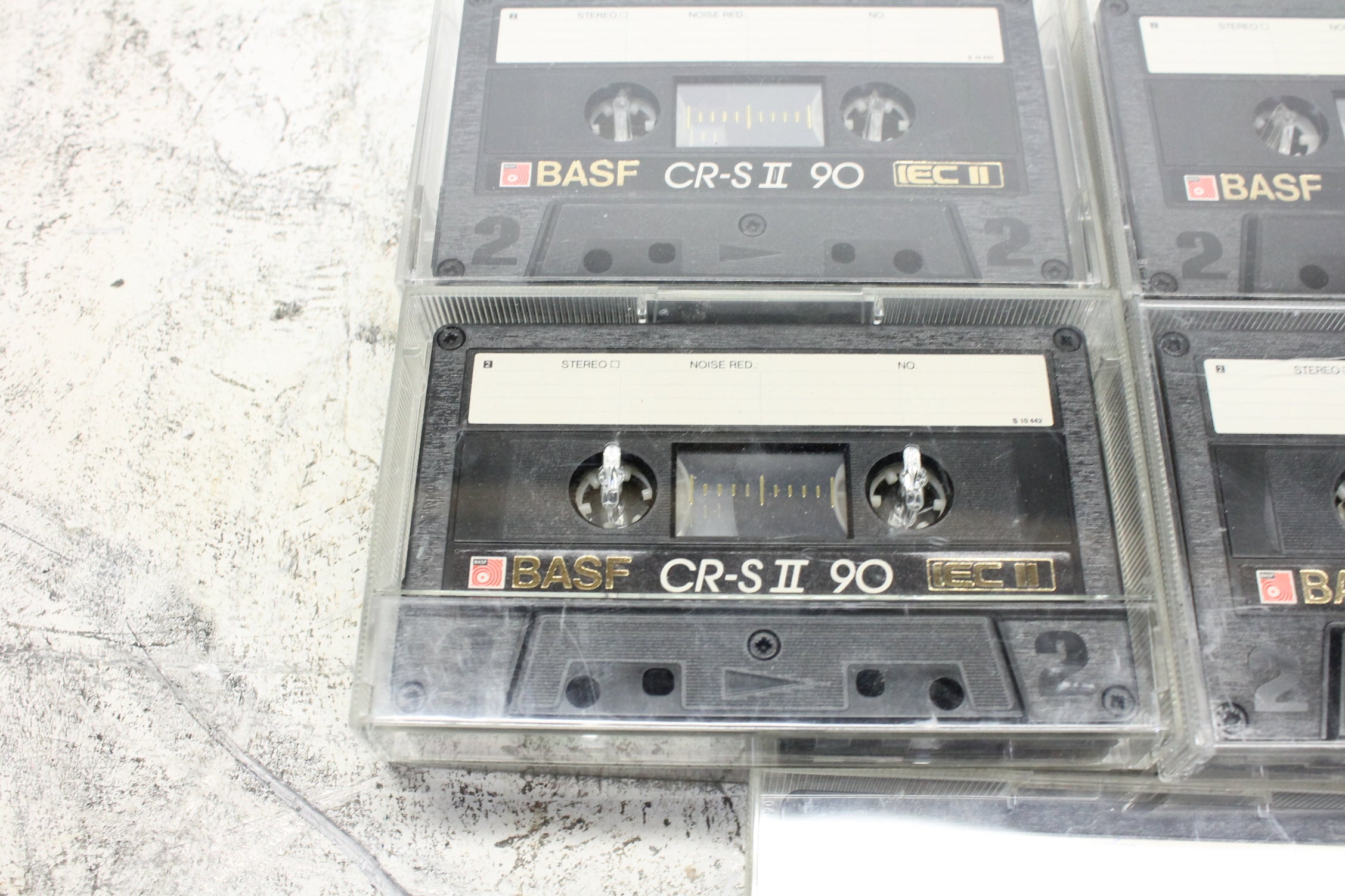BASF Cassette CR-S II 90m IEC II USED (9 cassettes)