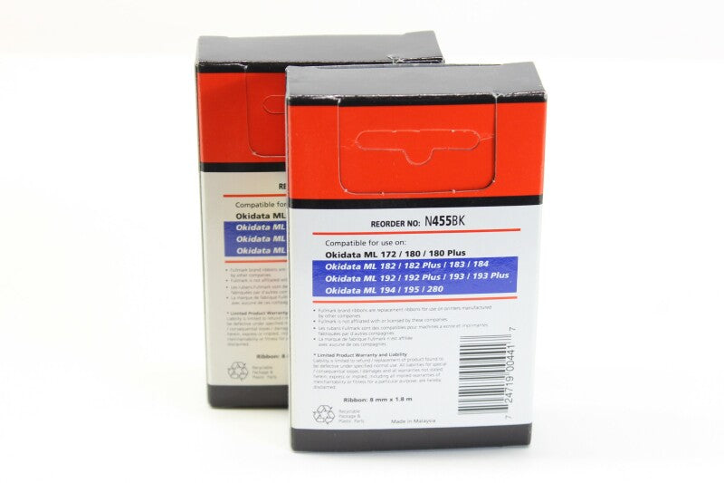 Fullmark Nylon Printer Ribbon For OKIDATA ML 182/192/193/194/195 Black (No.1)
