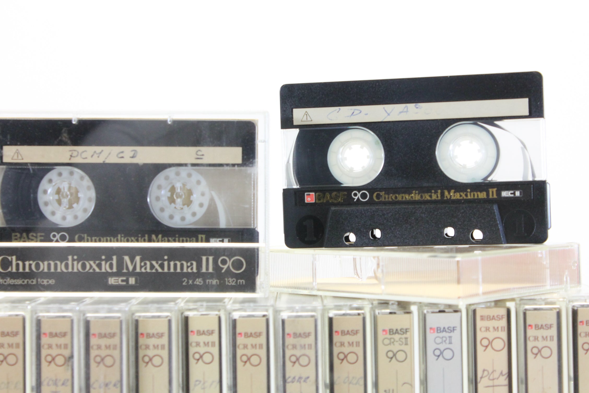 BASF Chromdioxid 90m Maxima II USED (15 cassettes)