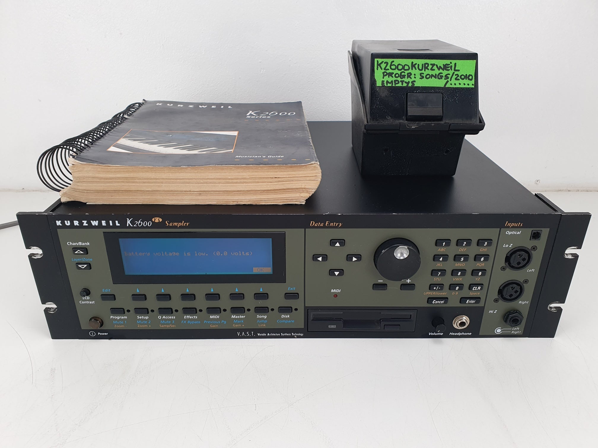 Kurzweil K-2600rs Vintage legendarische sampler/synthesizer/workstation - inclusief diskettes en handleiding