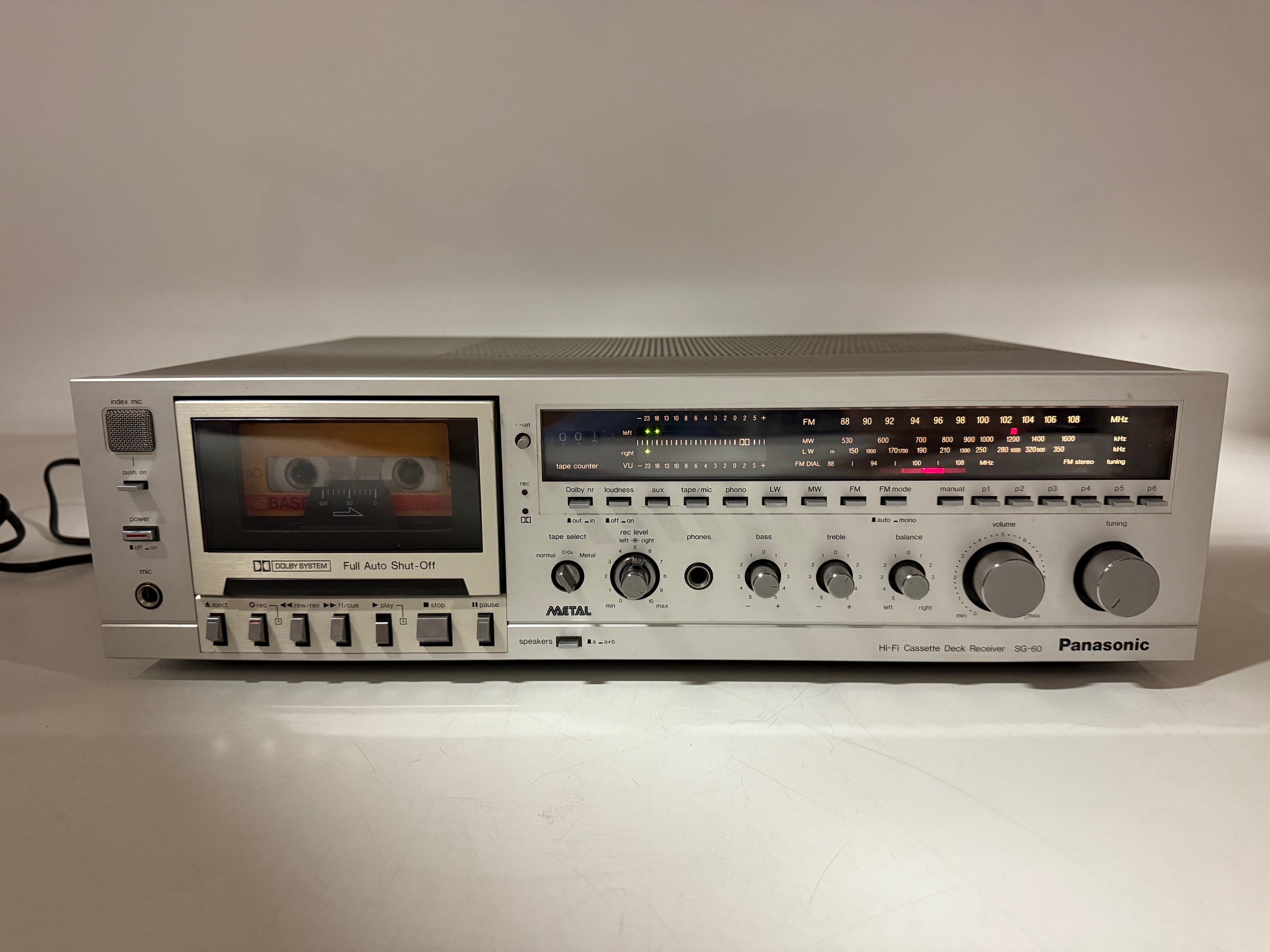 Panasonic SG-60 HI-FI Cassette Deck / Receiver