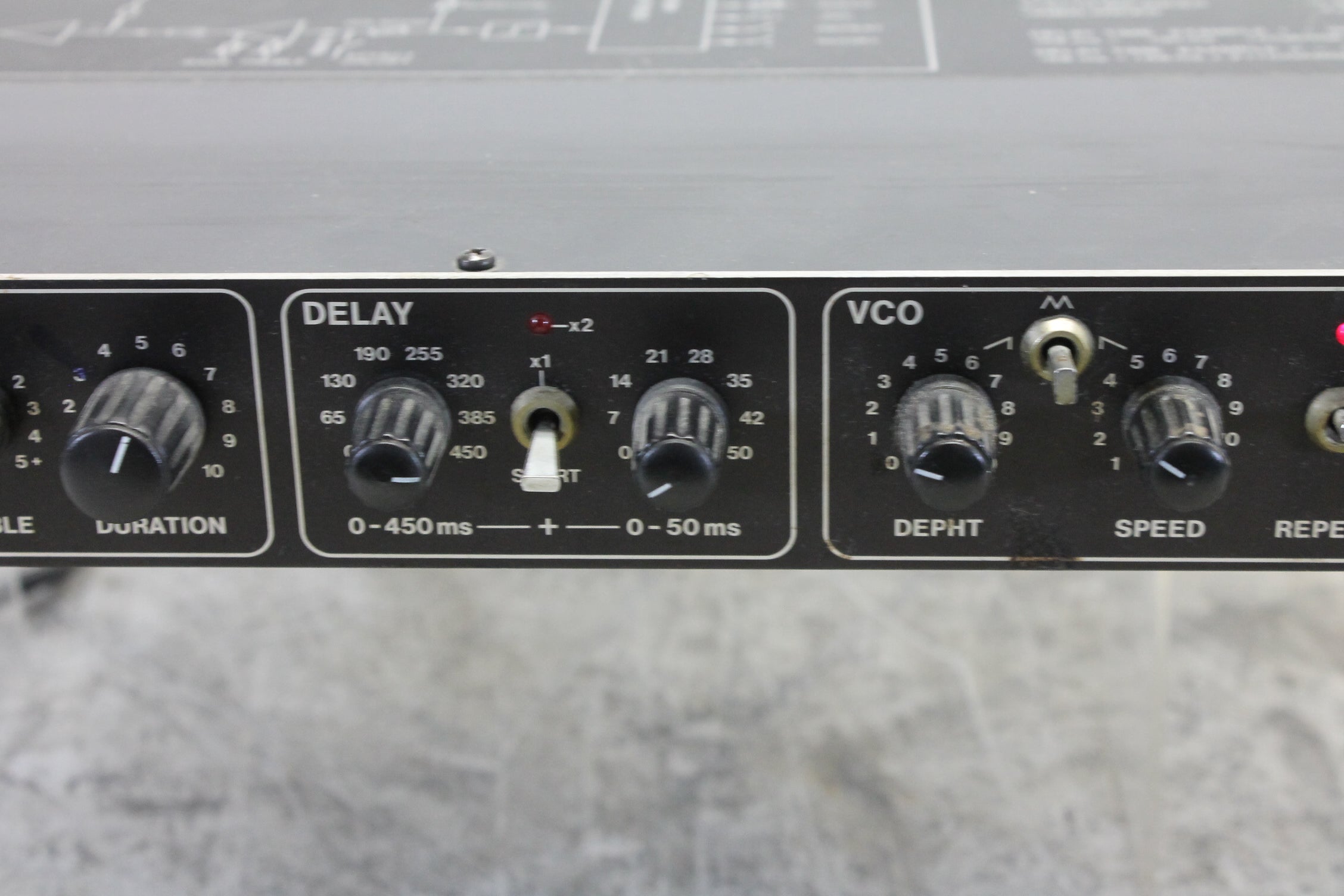 Dynacord DDL 12 Digital Delay effect unit - Needs service