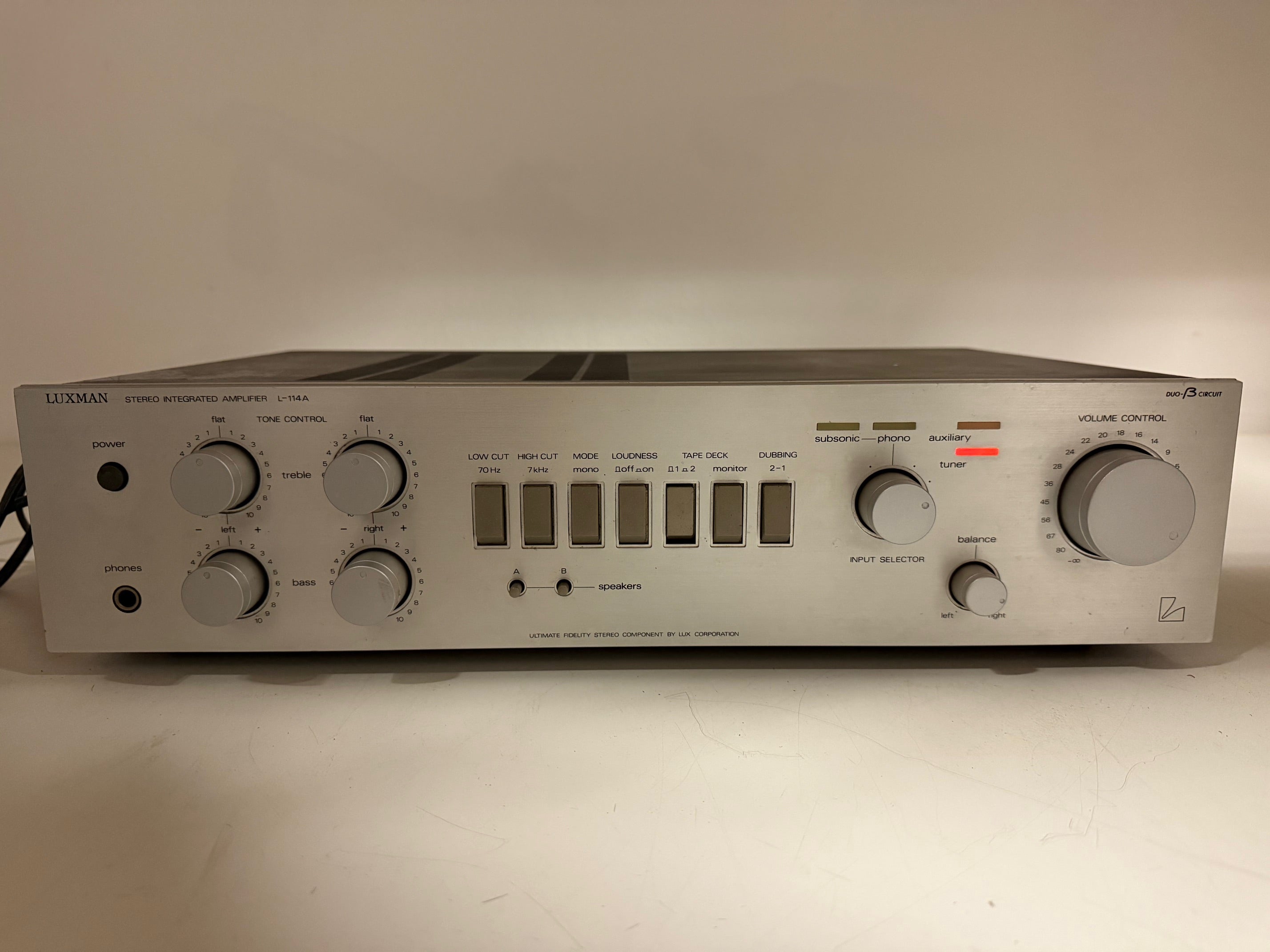 Luxman L-114A stereo geïntegreerde versterker