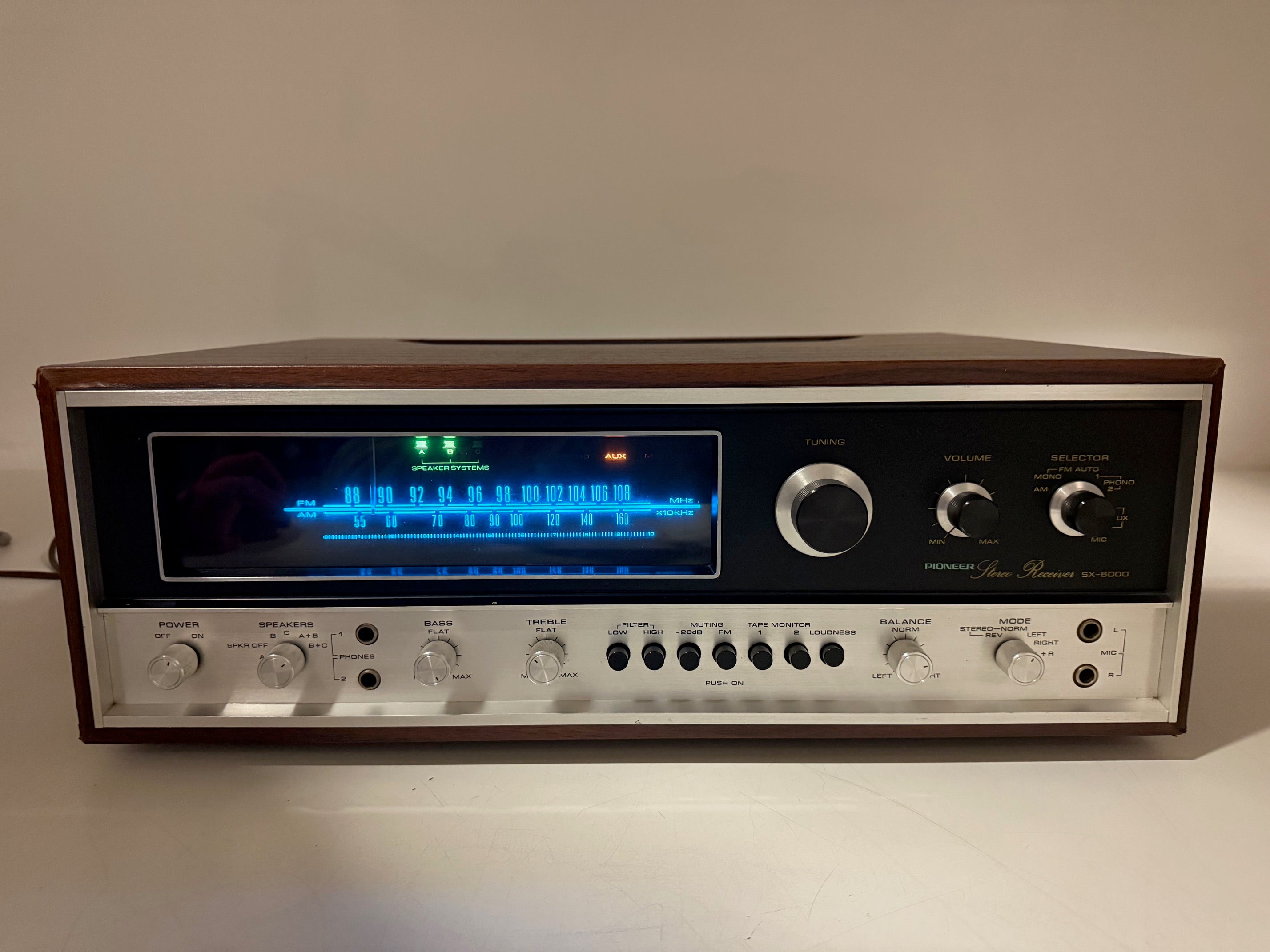 Pioneer SX - 6000 Stereo Receiver - Fully Recapped