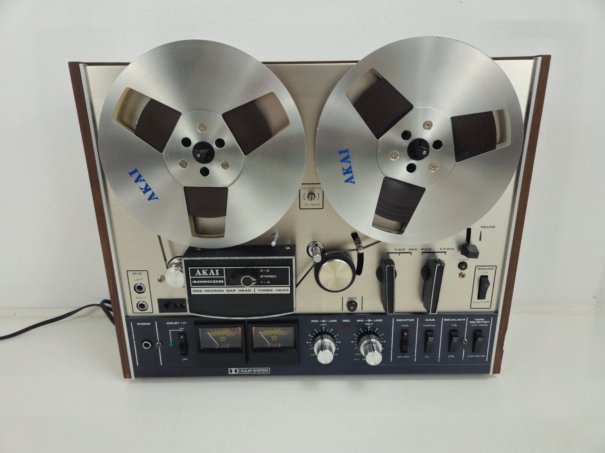 Akai - 4000DB - Stereo Reel to Reel Tape Recorder - Serviced (transistors)