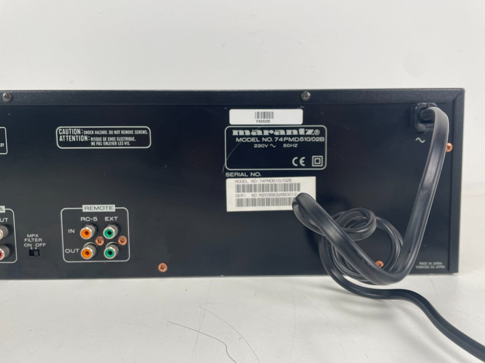 Marantz PMD510 Professional Cassette Deck - Fully Independent Double Deck