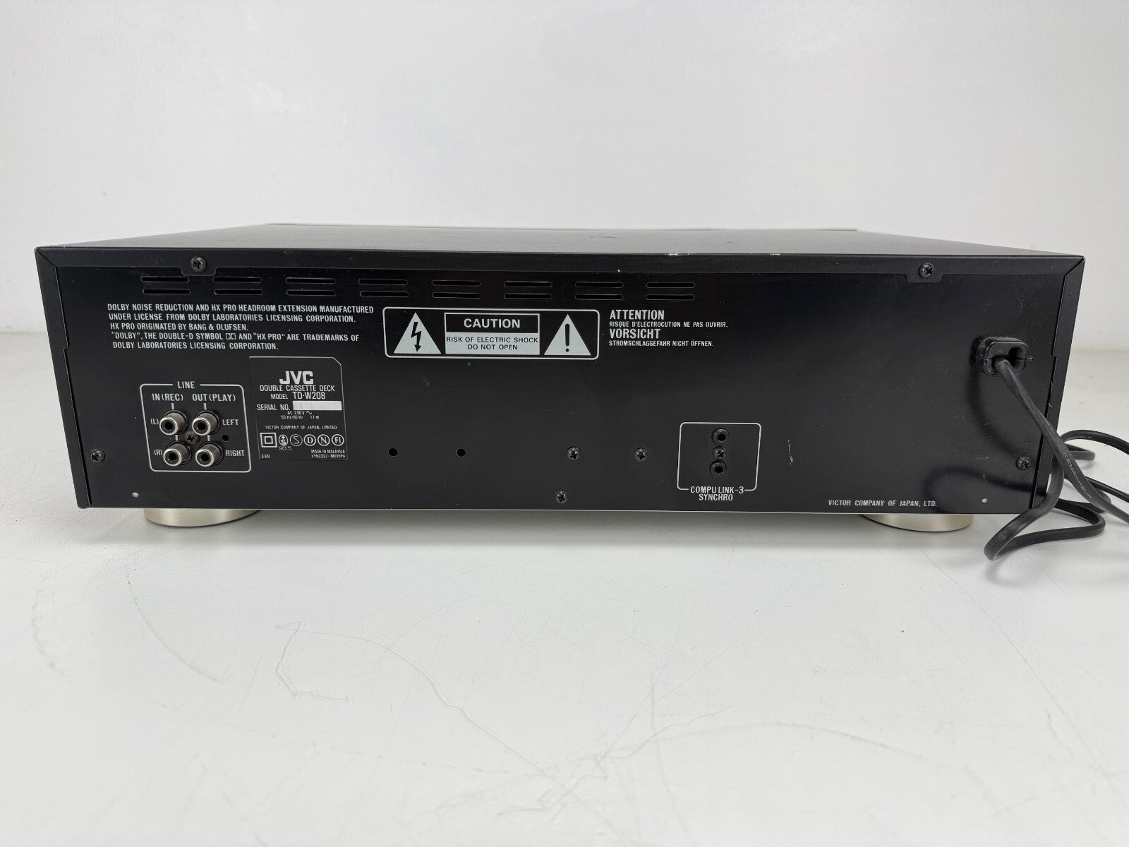 JVC TD-W208 Double Cassette Deck