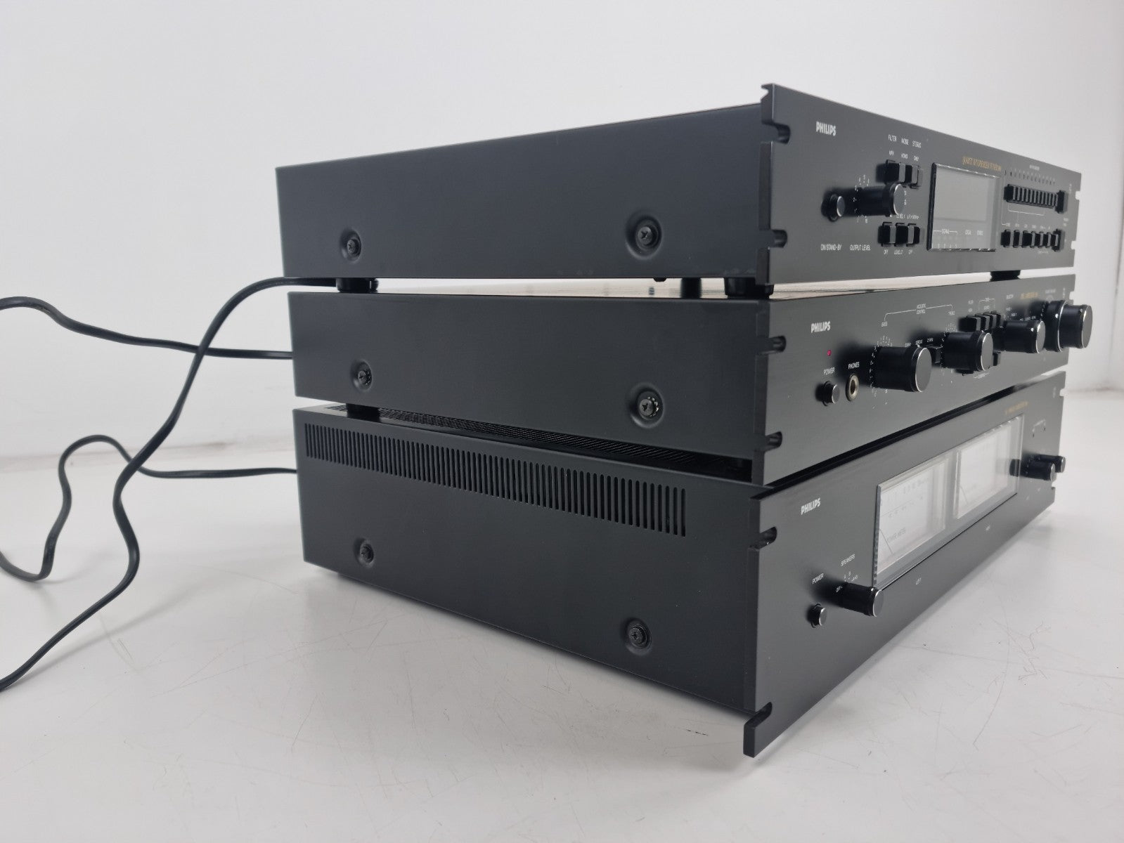 Philips (Black Tulip) 22AH380 Stereo Amp- 22AH180  Tuner-22AH280 Pre Amp- In Box