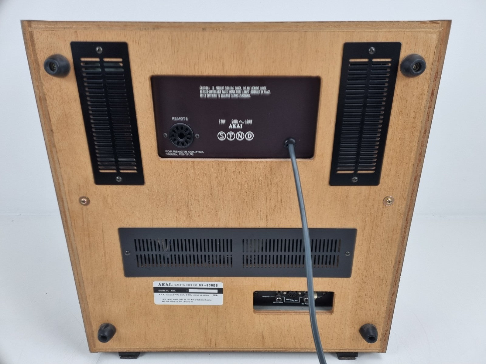 Akai GX-630DB - 26CM 1/4'' Tape Deck - With Original AKAI NABS - Fully serviced