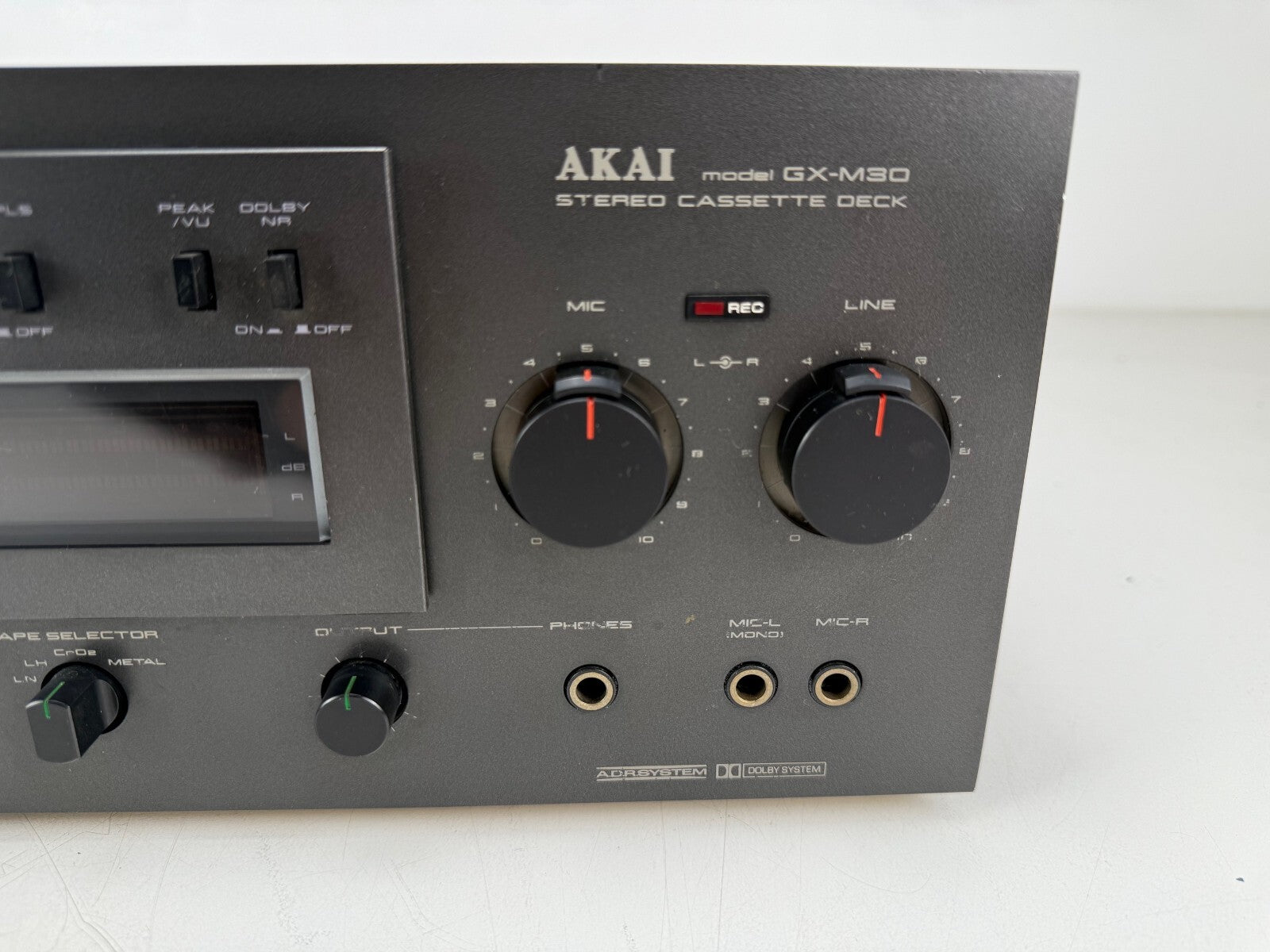 Akai GX-M30 2-Head Stereo Cassette Deck - Light serviced
