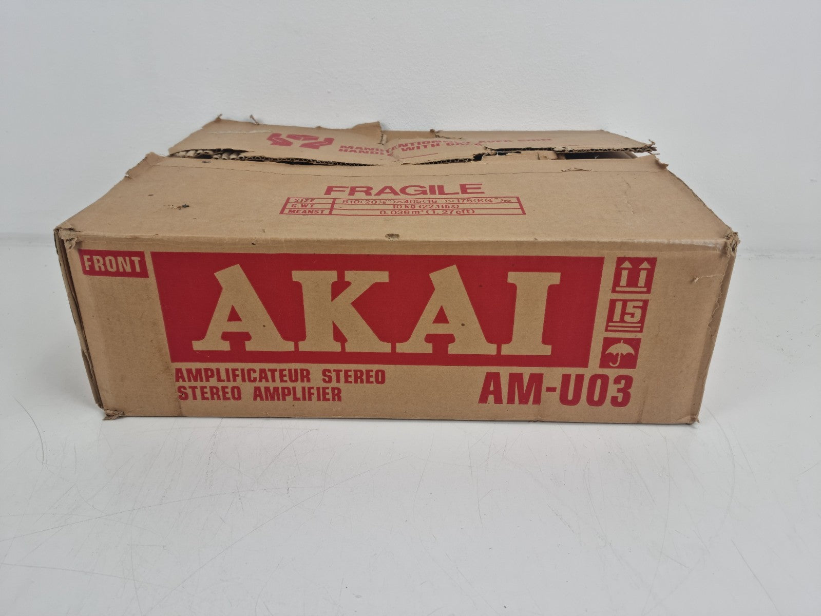 Akai AM-U03 DC stereo geïntegreerde versterker - In nieuwstaat in originele doos