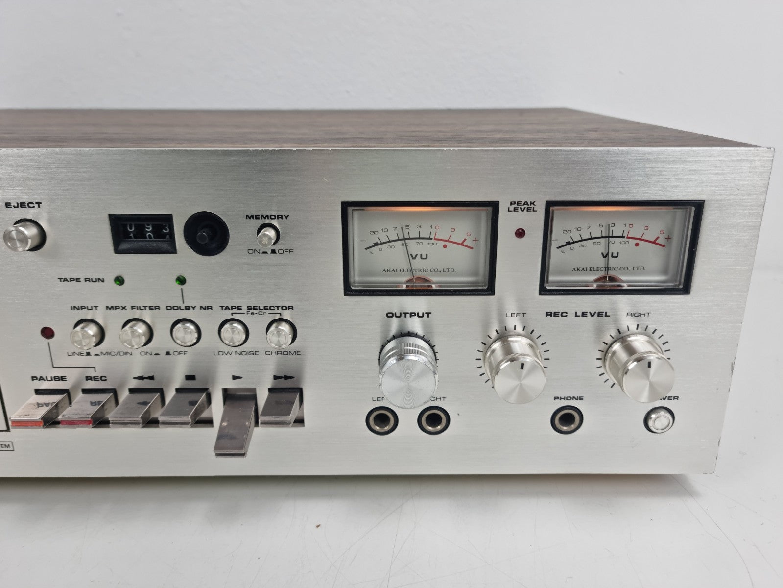 Akai GXC-710D Cassette Stereo Tape Deck - New belts