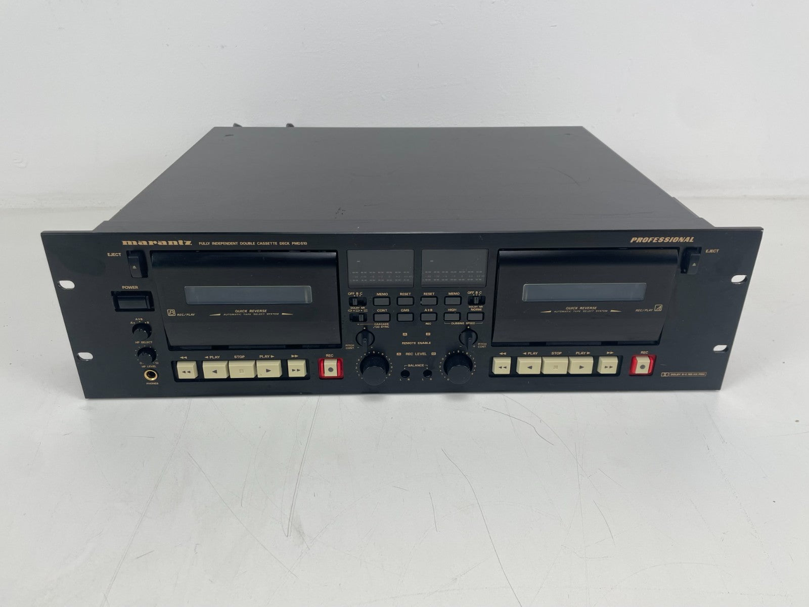 Marantz PMD510 Professional Cassette Deck - Fully Independent Double Deck