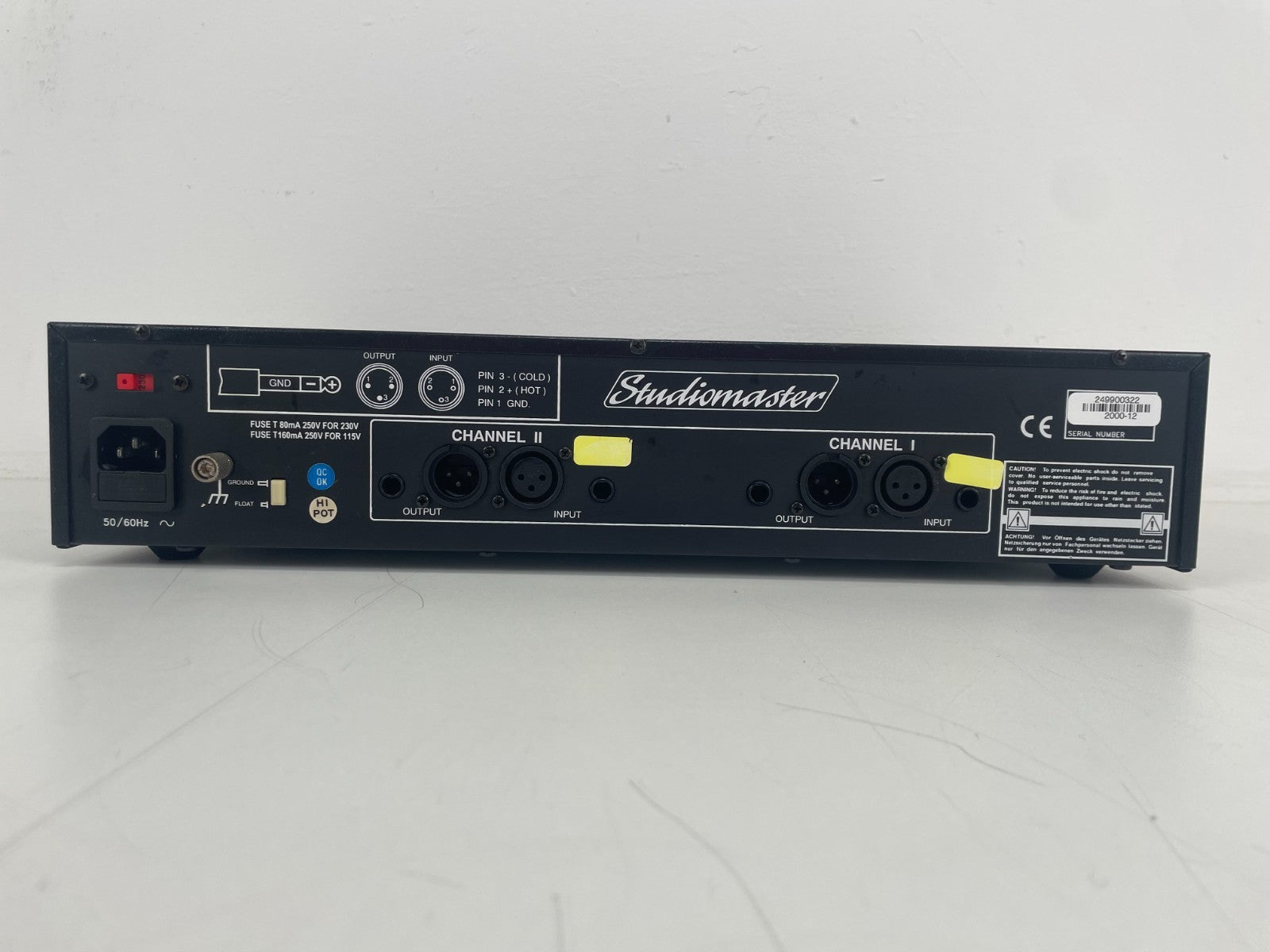 Studiomaster SEQ-152 Pro Graphic Equalizer