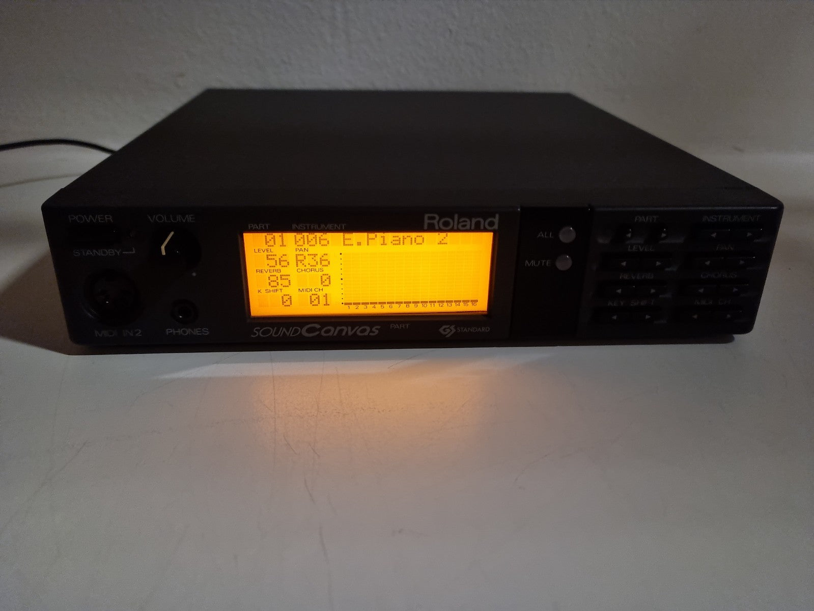 Roland SC-55 Midi Sound Generator - Sound Canvas - With original power adapter
