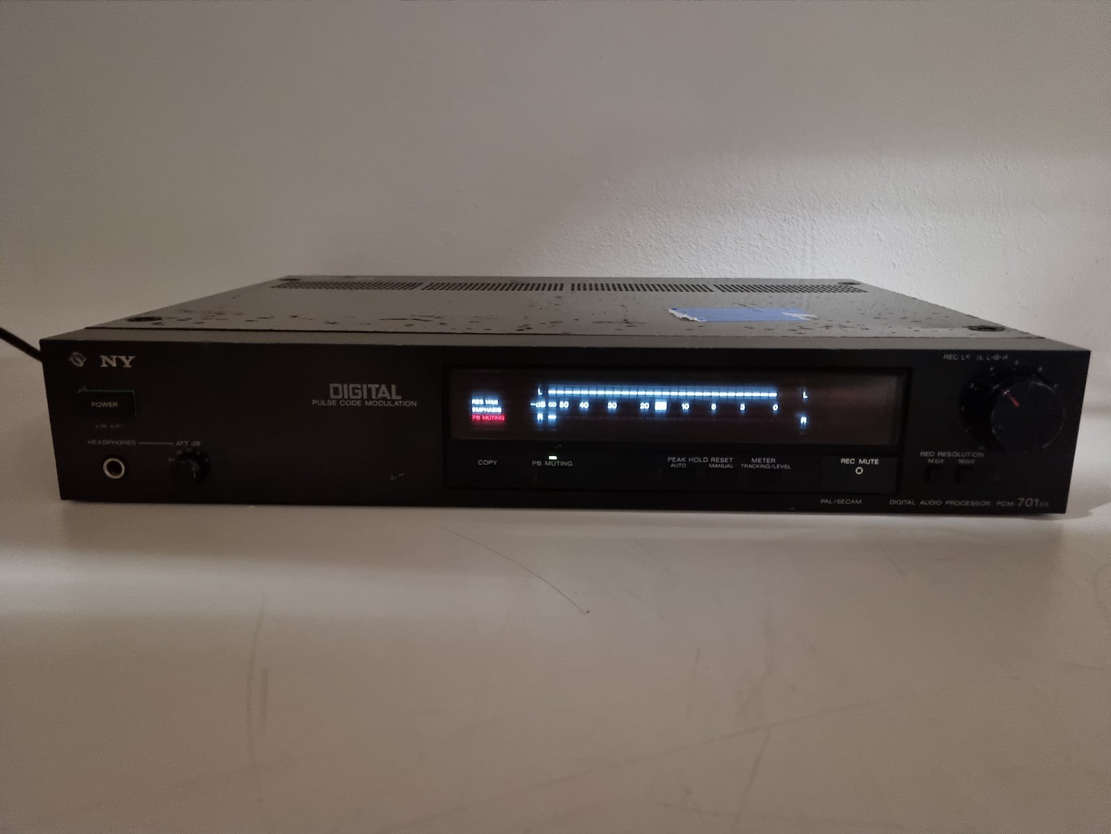 Sony pcm PCM-701ES Digital Audio Processor