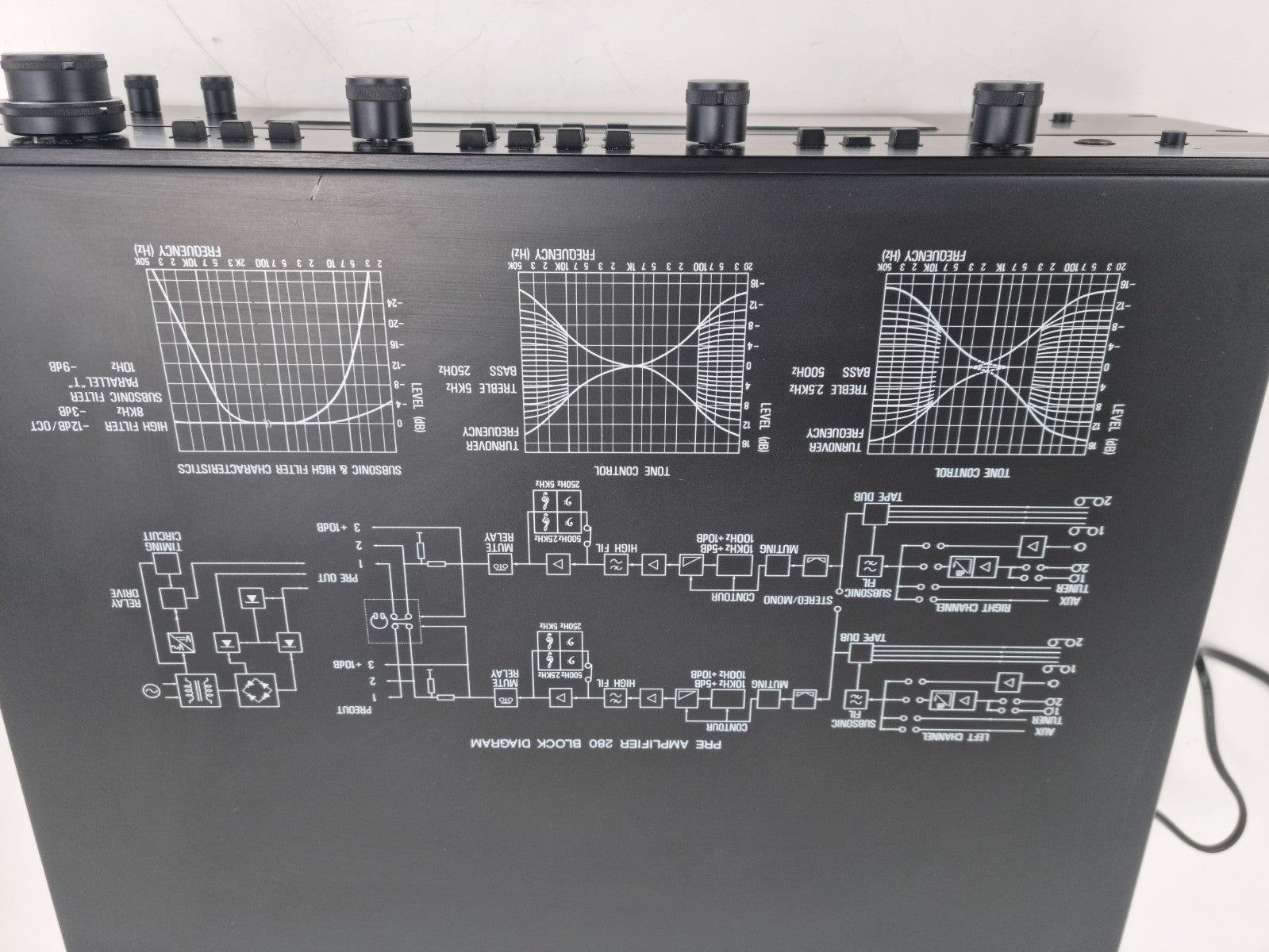 Philips (Black Tulip) 22AH380 Stereo Amp- 22AH180  Tuner-22AH280 Pre Amp- In Box