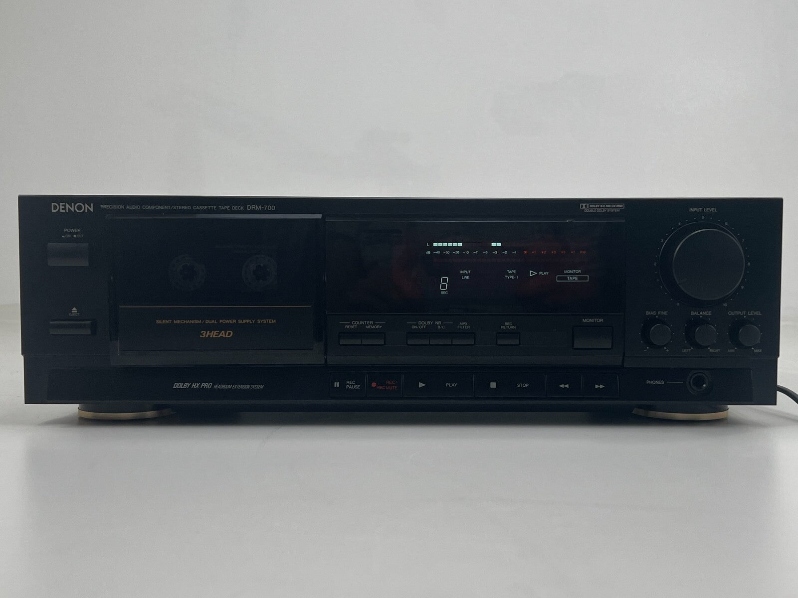 Denon DRM-700 - Cassettedeck met 3 koppen