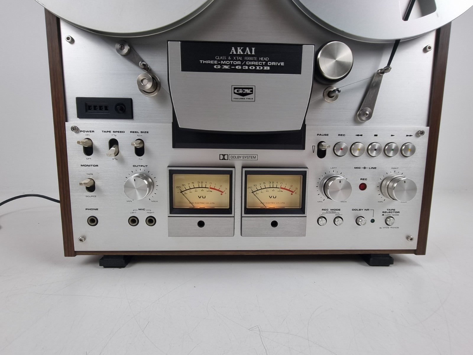 Akai GX-630DB - 26CM 1/4'' Tape Deck - With Original AKAI NABS - Fully serviced