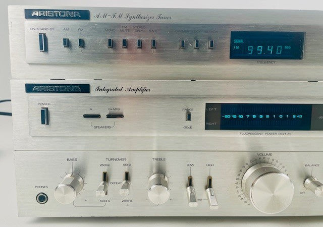 Aristona 6396 Integrated Amplier +  6198 AM/FM Synthesizer Tuner Set