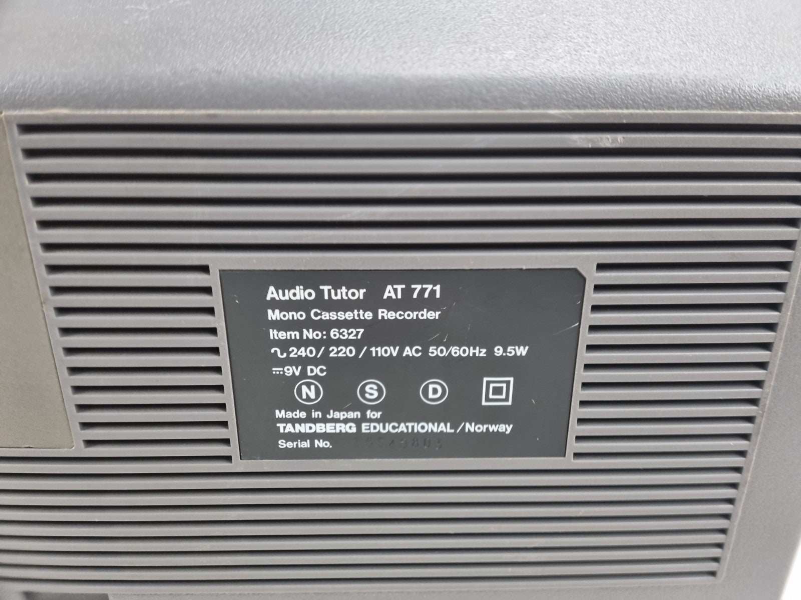 Tandberg Audio Tutor TAT 771 cassette recorder