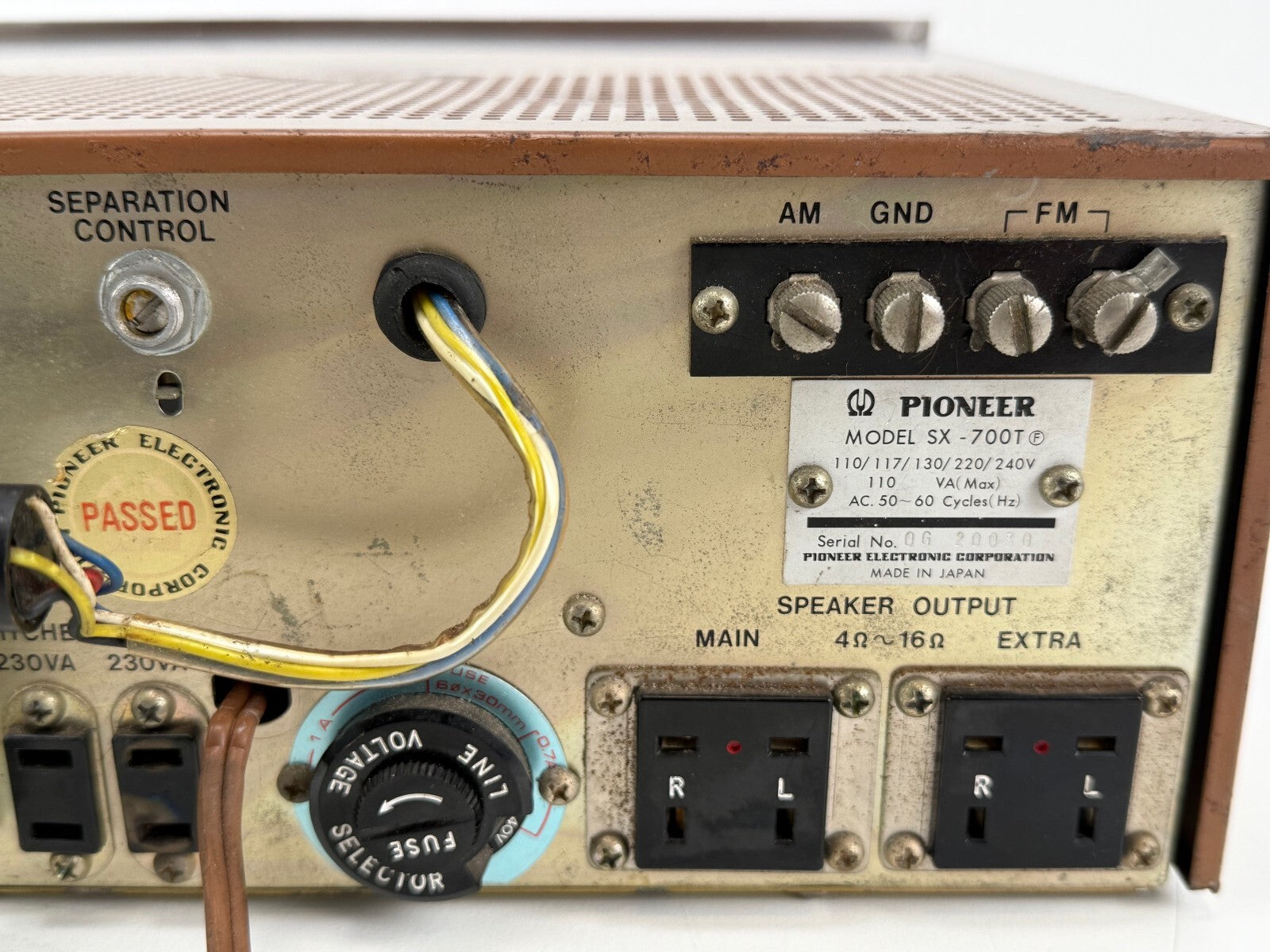 Pioneer SX-700T Stereo Receiver - Serviced/Partially Recapped