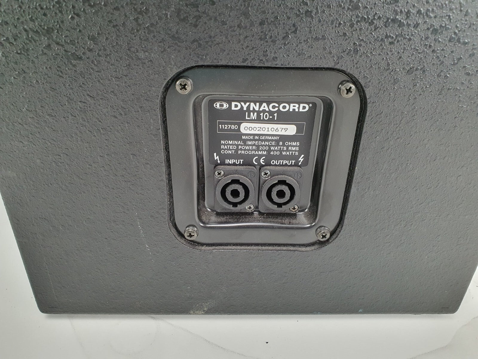 Dynacord LM 10-1 Subwoofer en LM 8-2 Full-range Top - PA-luidsprekerset - Volledig werkend