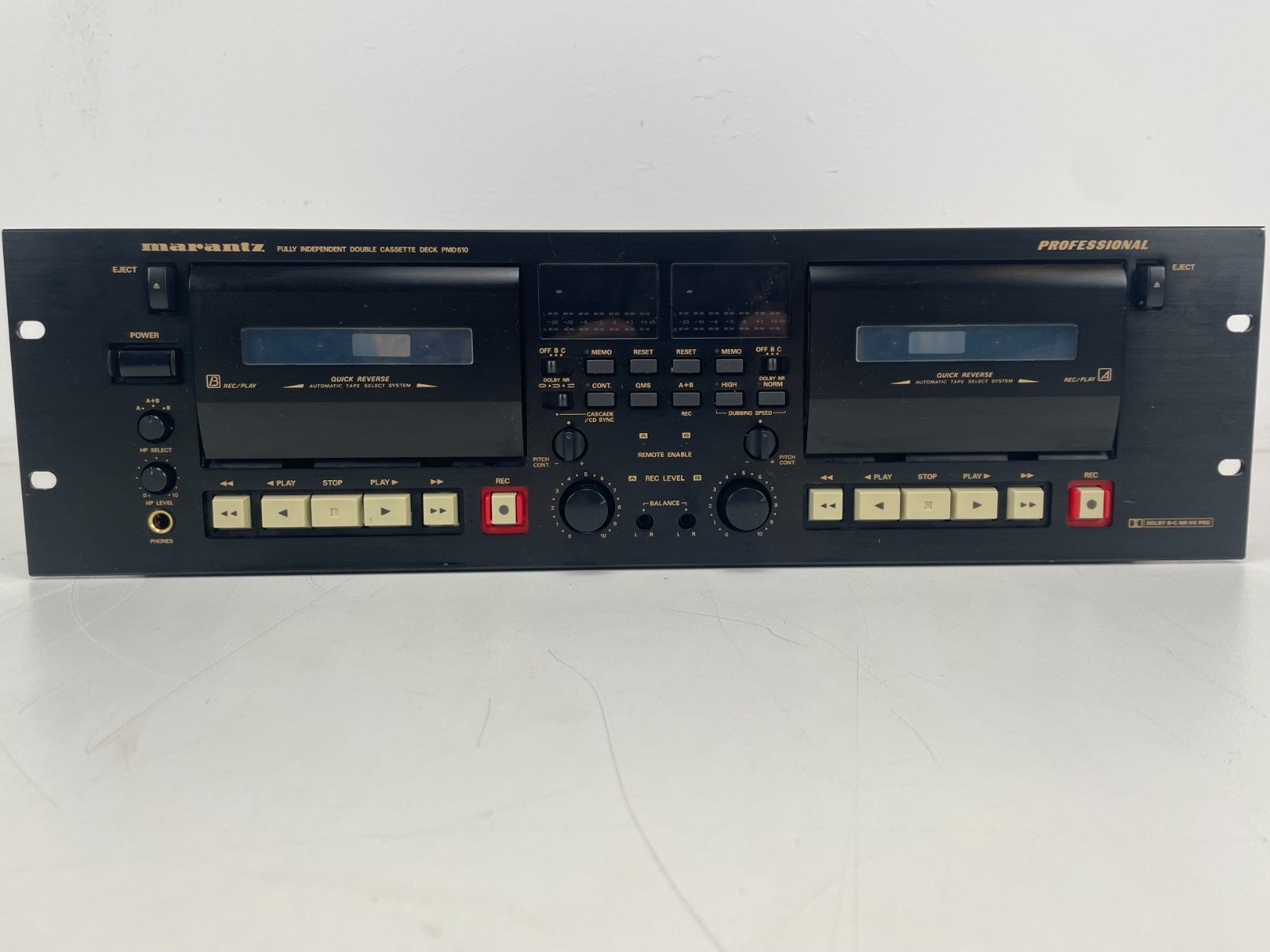 Marantz PMD510 Professional Cassette Deck - Fully Independent Double Deck