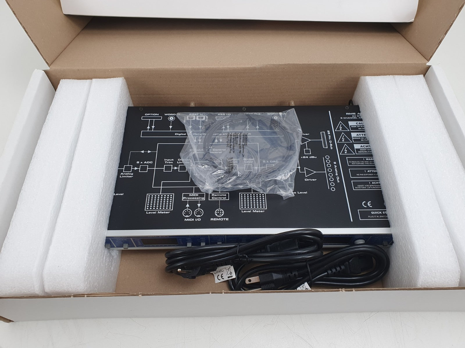 RME ADI-8 QS audio interface In box with sleeve. Looks new