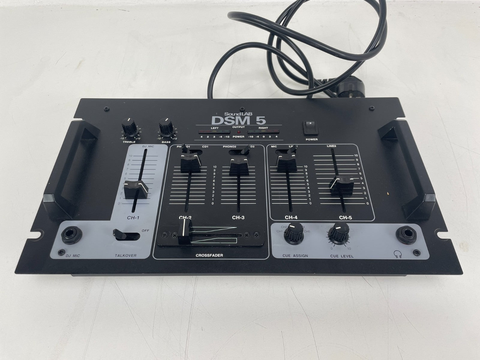 Soundlab SoundLAB DSM5 DJ Mixer – Compact DJ Mixing Console