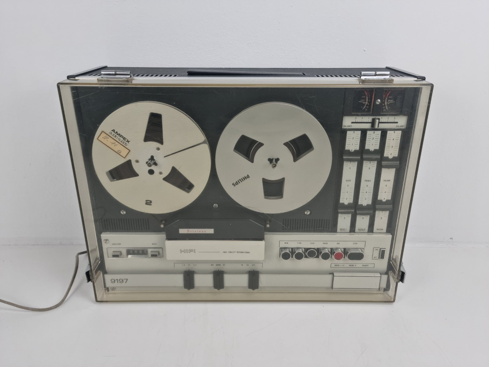 Aristona AR 9197 - Spoelbandrecorder - Licht onderhoud gehad - Met stofkap