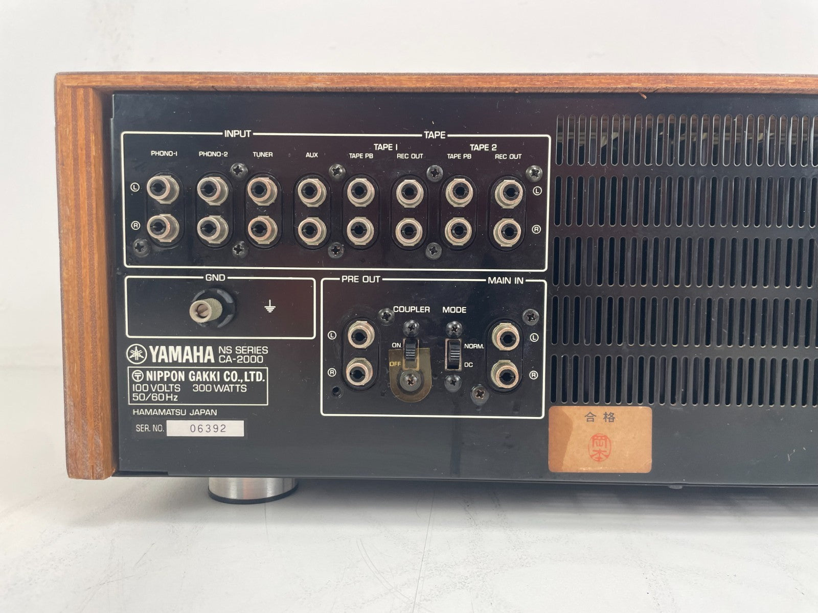 Yamaha CA-2000 Receiver – Lightly Serviced – 110V! - Original Import From Japan