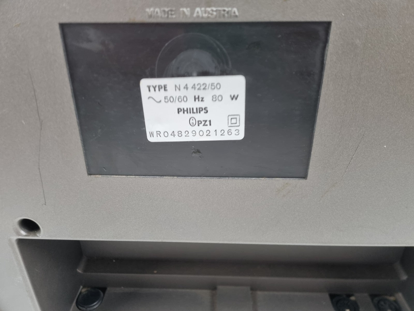 Philips N 4422 - 1/4'' Reel to Reel  Recorder- With Dustcover - With speakers