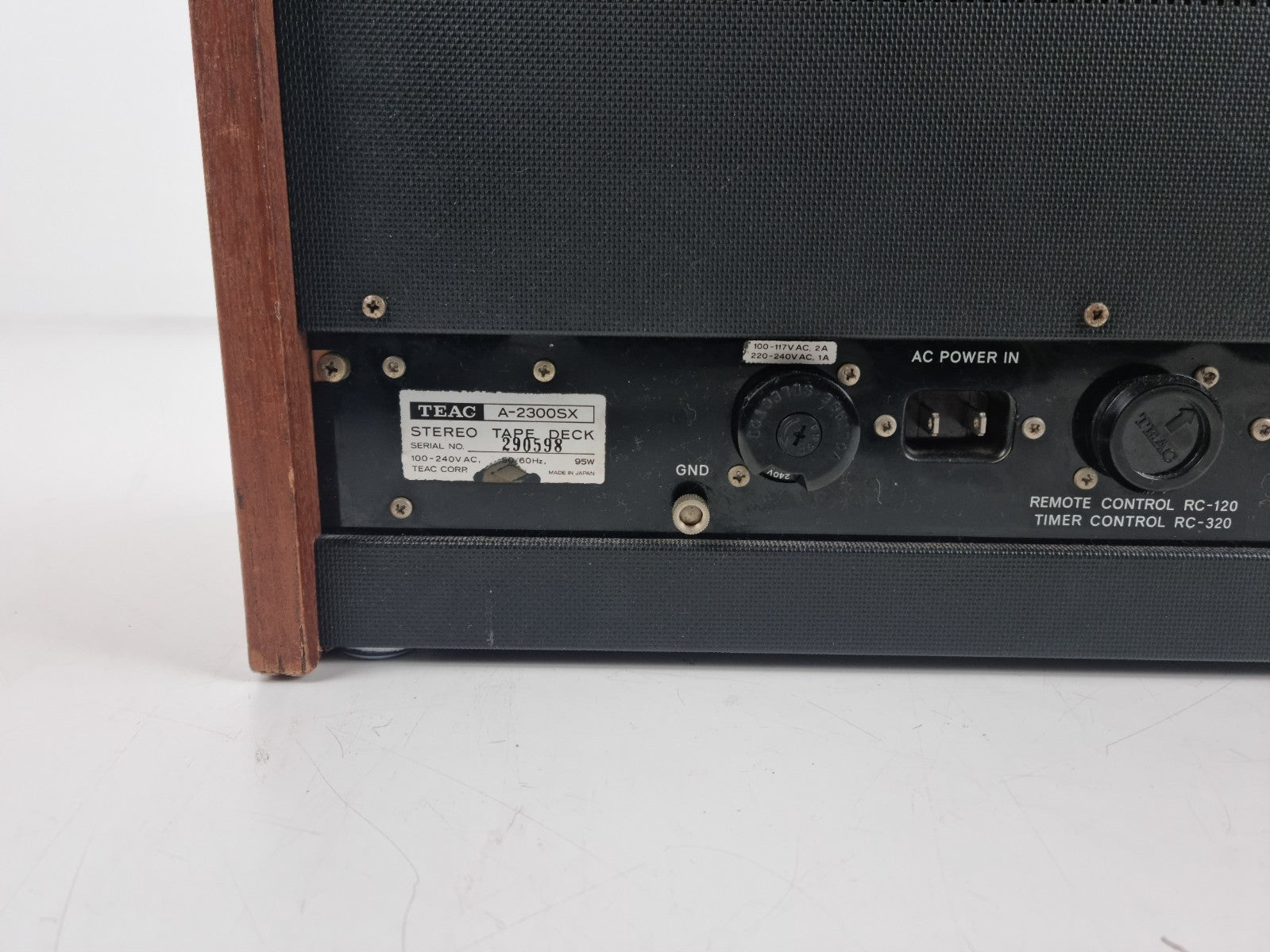 A-2300SX Stereo Reel to Reel Tape Recorder 1/4'' - 18CM - 4 track - 2 channel