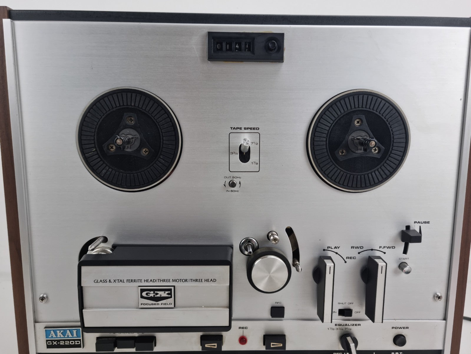 Akai GX 220D Stereo -4 track 2 Channel Tape Deck - Serviced/New transistors