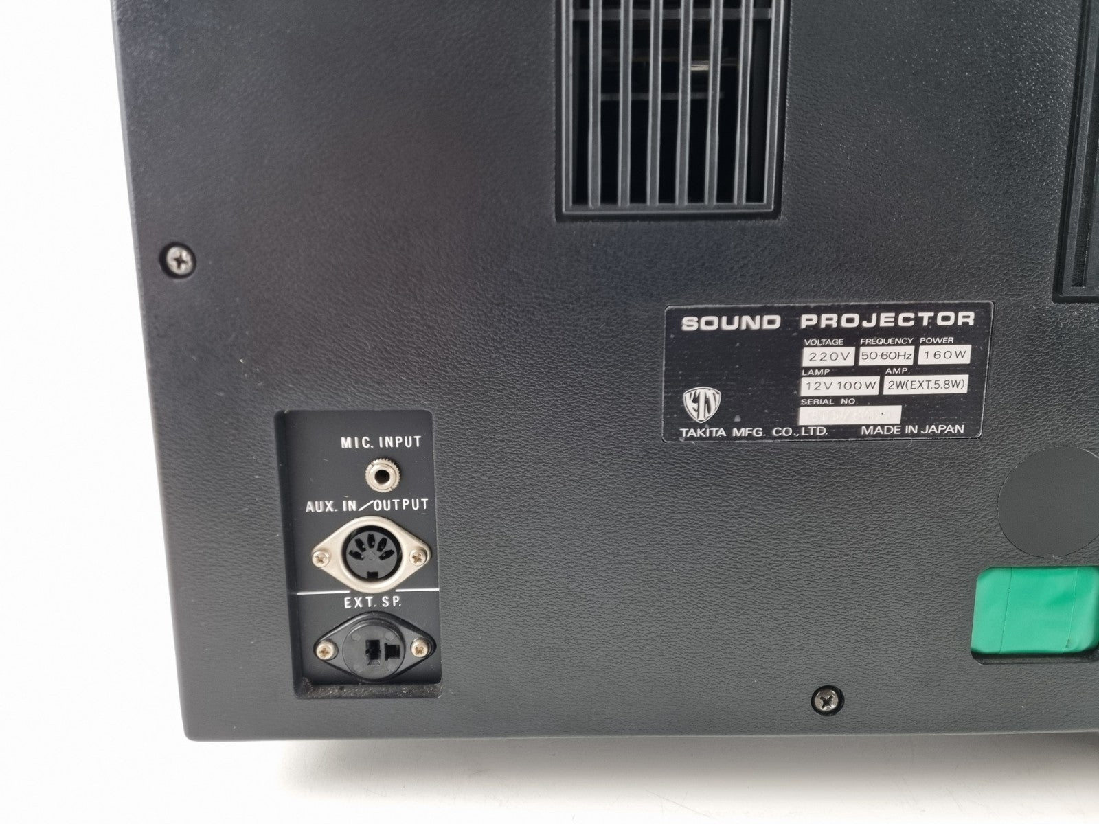 Tacnon 707 SOUND Projector - With bag and rail