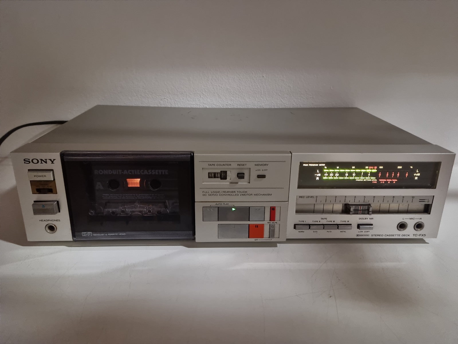 Sony TC-FX5 Stereo Cassette Deck