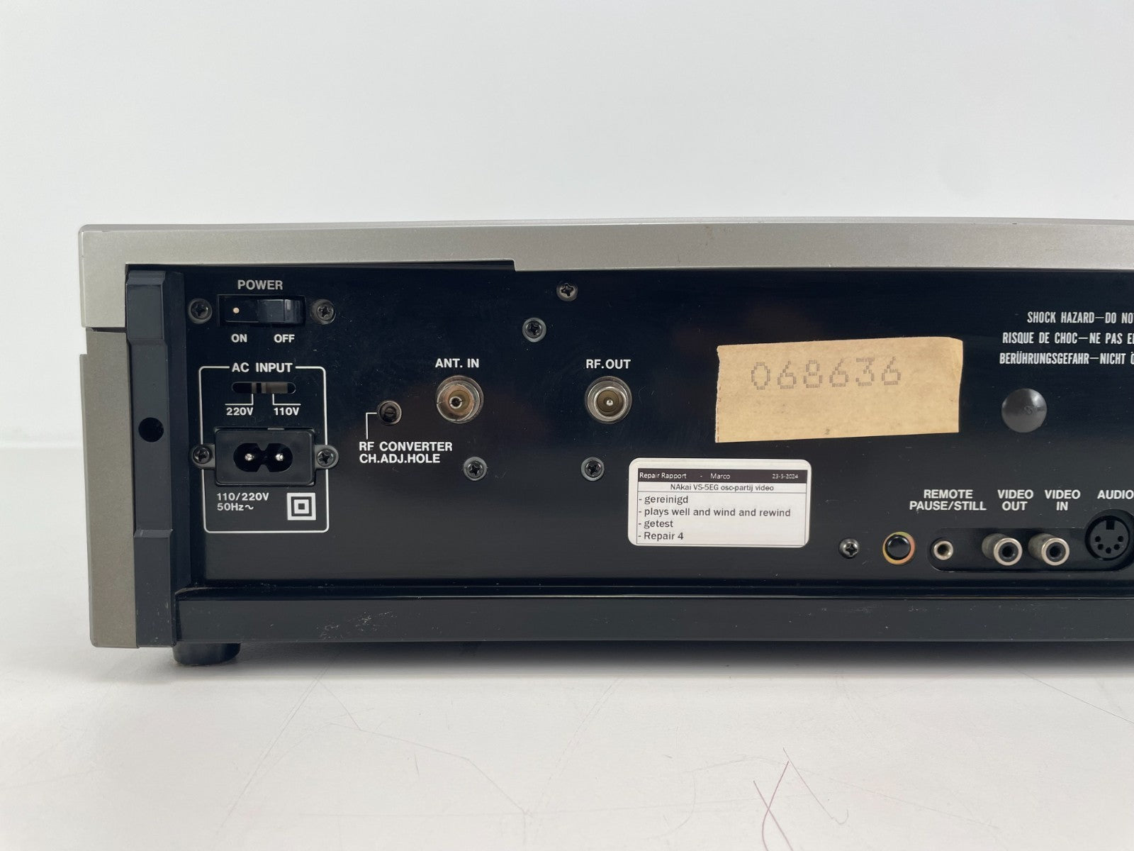 Akai VS-5EG VHS Video Cassette Recorder - Sold as is