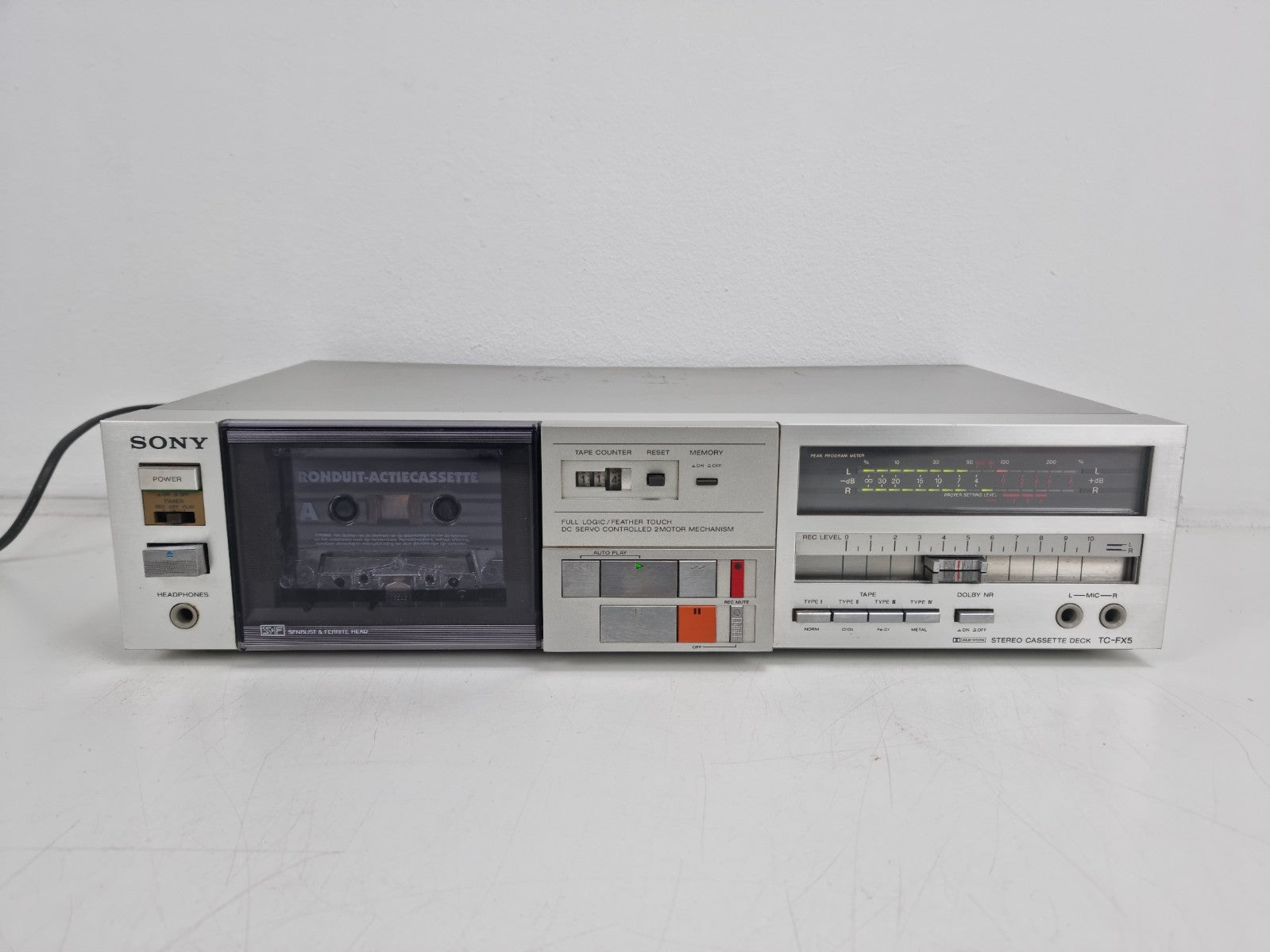 Sony TC-FX5 Stereo Cassette Deck